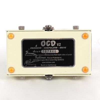 【中古】 Fulltone OCD V2 オーバードライブ ギターエフェクター 裏面