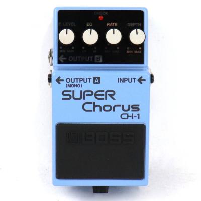 【中古】スーパーコーラス エフェクター BOSS CH-1 Super Chorus ギターエフェクター コーラス 正面