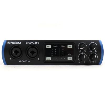 【中古】 オーディオインターフェイス Presonus STUDIO 26c プレソナス スタジオ24 正面