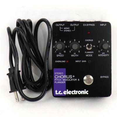 【中古】 tc electronic STEREO CHORUS+ PITCH MODULATOR & FLANGER SCF コーラス フランジャー エフェクター 正面