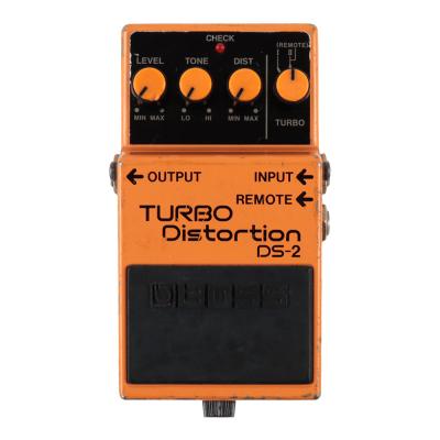 【中古】 ターボディストーション エフェクター BOSS DS-2 Turbo Distortion ギターエフェクター 正面