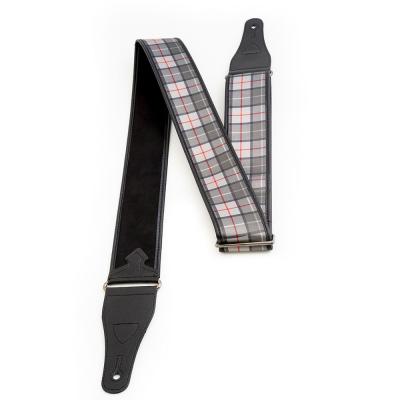 Righton! STRAPS ライトオンストラップ TARTAN GRS Grey ギターストラップ 全体