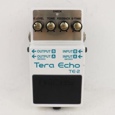 【中古】 テラエコー エフェクター BOSS TE-2 Tera Echo ギターエフェクター 正面