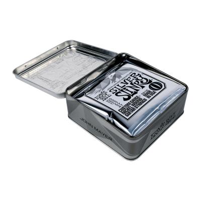 【3セット】 ERNIE BALL アーニーボール 10.5-47 Silver Slinky (3818) 3セット入り缶パック John Mayer Signature ジョン・メイヤー 付属のブリキケース