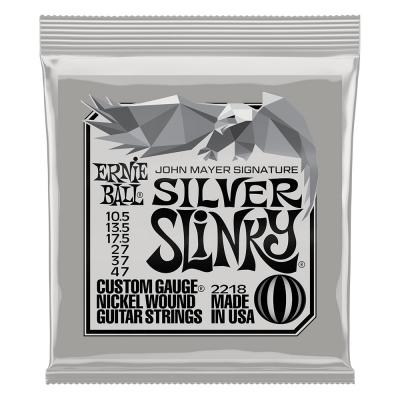 【6セット】 ERNIE BALL アーニーボール 10.5-47 Silver Slinky (3817) ブロマイドボックス John Mayer Signature ジョン・メイヤー 弦のパッケージ