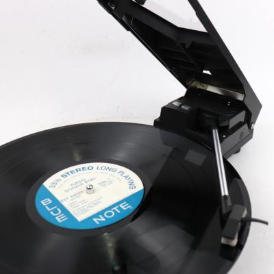 【中古】 レコードプレイヤー サウンドバーガー audio-technica AT-SB727 SOUND BURGER アナログ版をセットした状態