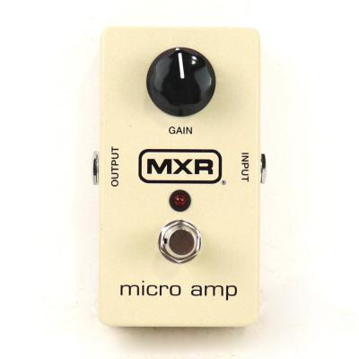 【中古】 ブースター エフェクター MXR M-133 MICRO AMP マイクロアンプ ギターエフェクター 正面