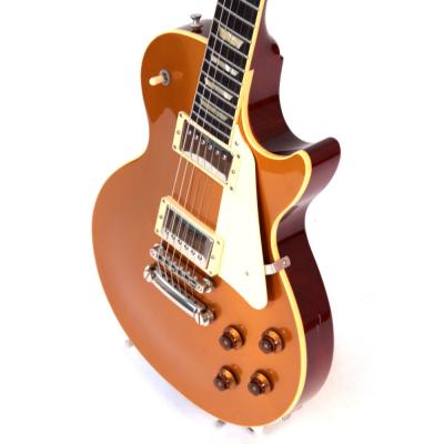 【中古】フジゲン レスポール タイプ エレキギター FUJIGEN FGN NLS100 GOLD Neo Classicシリーズ サイド、トップ