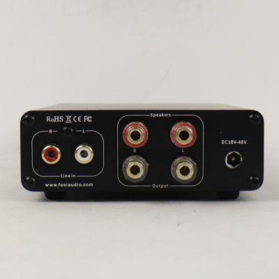 【中古】  オーディオアンプ パワーアンプ Fosi Audio TB10D TB10D-JP トーンコントロール付き デジタルパワーアンプ 背面