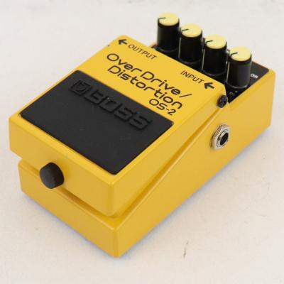 【中古】オーバードライブ ディストーション エフェクター BOSS OS-2 OverDrive Distortion ギターエフェクター 全体