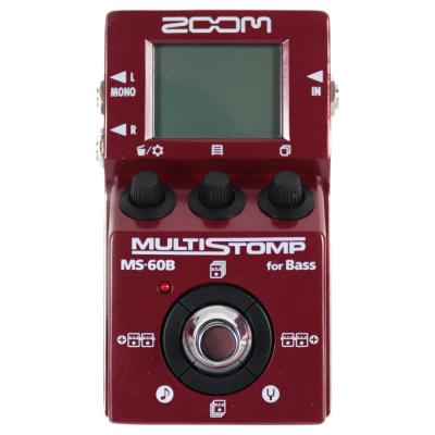 【中古】 ベース用 マルチエフェクター ZOOM MultiStomp MS-60B ズーム ベースエフェクター 本体画像