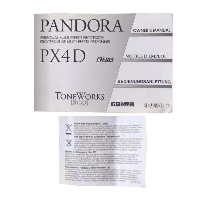 【中古】 パーソナルエフェクタープロセッサー KORG TONEWORKS PANDORA PX4D 付属品