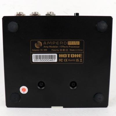 【中古】 HOTONE ホットトーン AMPERO MINI アンプモデラー ギターエフェクター 裏面