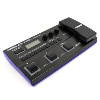 【中古】ボス マルチエフェクター BOSS GT-1 Guitar Effect Processor PSA-100S アダプター付き 左サイド