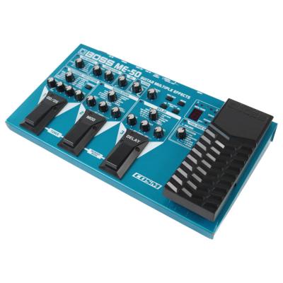 【中古】 ギター用マルチエフェクター BOSS ME-50 ボス マルチエフェクター 本体画像 斜め 