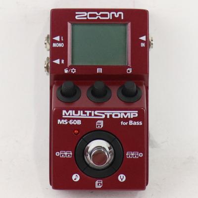 【中古】 ベース用 マルチエフェクター ZOOM MultiStomp MS-60B ズーム ベースエフェクター 正面