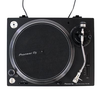 【中古】 Pioneer DJ PLX-500-K Black ターンテーブル レコードプレーヤー 正面