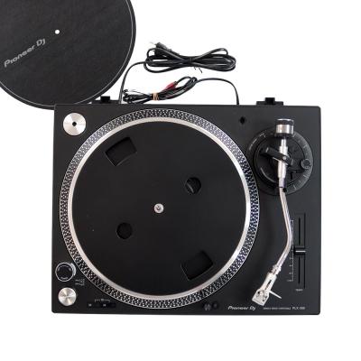 【中古】 Pioneer DJ PLX-500-K Black ターンテーブル レコードプレーヤー 正面