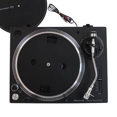 【中古】 Pioneer DJ PLX-500-K Black ターンテーブル レコードプレーヤー 正面