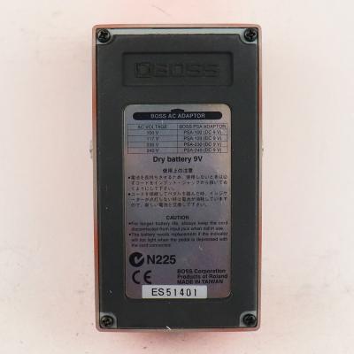 【中古】メガディストーション エフェクター BOSS MD-2 Mega Distortion ギターエフェクター ディストーション 背面