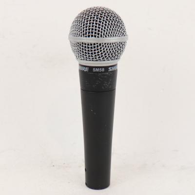 【中古】 マイク ダイナミックマイク ボーカル用 SHURE SM58 シュアー 58 ゴッパ シュア 全体