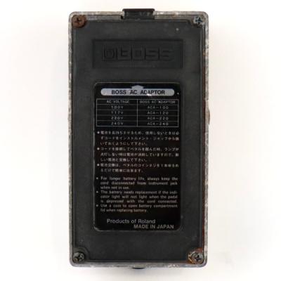 【中古】イコライザー エフェクター BOSS GE-7 Equalizer Made in Japan ギターエフェクター 裏面