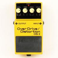 【中古】オーバードライブ ディストーション エフェクター BOSS OS-2 OverDrive Distortion ギターエフェクター