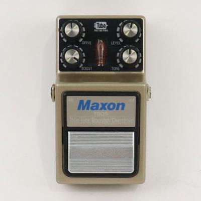 【中古】 MAXON マクソン TBO9 True tube Booster Overdrive ギターエフェクター 正面