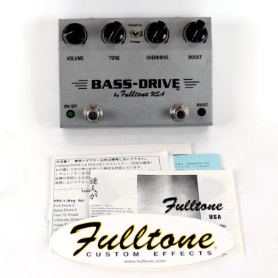 【中古】 Fulltone フルトーン BASS-DRIVE 2003年製 ベース用エフェクター 正面