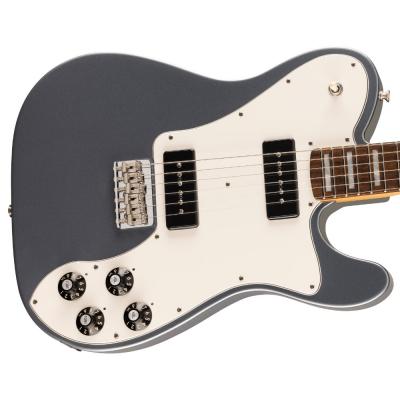 Fender フェンダー Chris Shiflett Cleaver Telecaster Deluxe Charcoal Frost Metallic エレキギター ボディ画像1