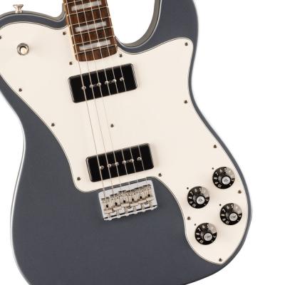 Fender フェンダー Chris Shiflett Cleaver Telecaster Deluxe Charcoal Frost Metallic エレキギター ボディ画像2