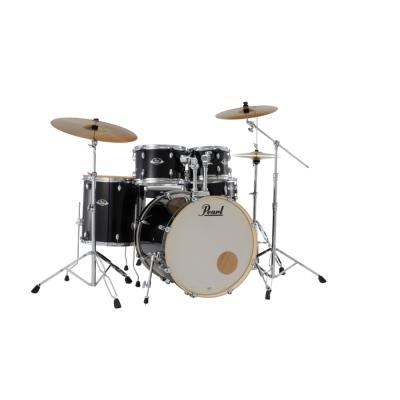 Pearl パール EXX725SN/C #31 ジェットブラック EXPORT スタンダードサイズ ドラムセット アングル画像