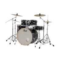 Pearl パール EXX725SN/C-2CS #31 ジェットブラック EXPORT スタンダードサイズ X2クラッシュシンバル ドラムセット