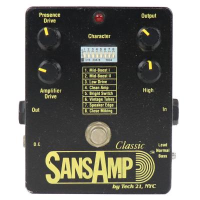 【中古】サンズアンプ TECH21 SansAmp Classic プリアンプ ギターエフェクター ベースエフェクター