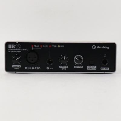 【中古】 オーディオインターフェイス Steinberg UR12 2×2 USBオーディオインターフェース スタインバーグ 正面