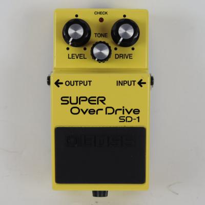 【中古】 スーパーオーバードライブ エフェクター BOSS SD-1 Super Over Drive ギターエフェクター 正面