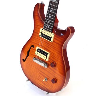 【中古】 PRS SE Custom SEMI-HOLLOW 2017年製 エレキギター 22フレット ストップテールブリッジ Paul Reed Smith ボディサイド