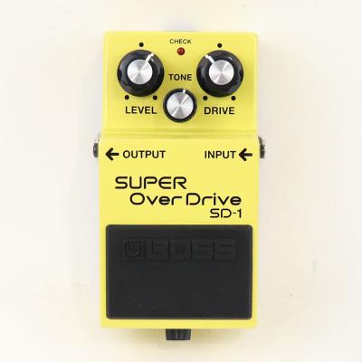 【中古】 スーパーオーバードライブ エフェクター BOSS SD-1 Super Over Drive ギターエフェクター 正面