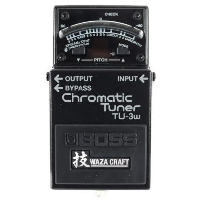 【中古】 BOSS TU-3W(J) Chromatic Tuner WAZA CRAFTシリーズ ギターチューナー 本体画像