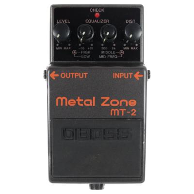 【中古】メタルゾーン エフェクター BOSS MT-2 Metal Zone ボス ギターエフェクター 本体画像