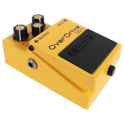 【中古】 オーバードライブ エフェクター BOSS OD-3 Over Drive ギターエフェクター 本体画像 斜め 1