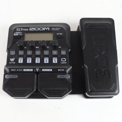 【中古】 ギターマルチエフェクター ZOOM G1X FOUR 正面