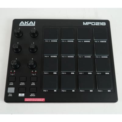 【中古】 USB/MIDIパッドコントローラー AKAI Professional MPD218 USB/MIDIパッドコントローラー 正面