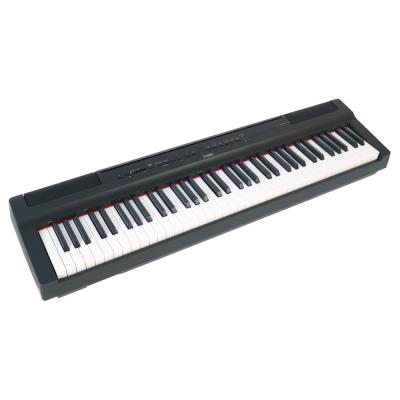 【中古】 ヤマハ YAMAHA P-121B 電子ピアノ デジタルピアノ ブラック 本体画像 斜め 