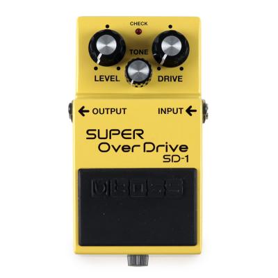 【中古】 スーパーオーバードライブ エフェクター BOSS SD-1 Super Over Drive ギターエフェクター 正面