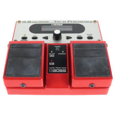 【中古】 ボーカルエフェクター BOSS VE-20 Vocal Performer アダプター付き ボーカルパフォーマー ピッチコレクト 本体画像