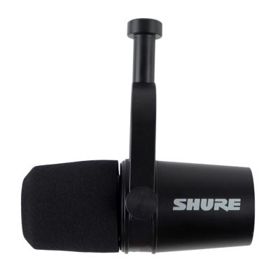 【中古】 SHURE MV7 ブラック ポッドキャスト用ダイナミックマイク