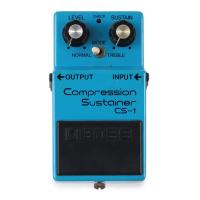 【中古】 コンプレッサー エフェクター BOSS CS-1 Compression Sustainer 銀ネジ LED点滅型 ギターエフェクター