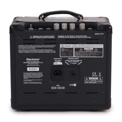 【中古】 ギターアンプ コンボ 小型真空管アンプ BLACKSTAR HT-1R 1w 1ワット フルチューブ リバーブ搭載 ブラックスター 背面