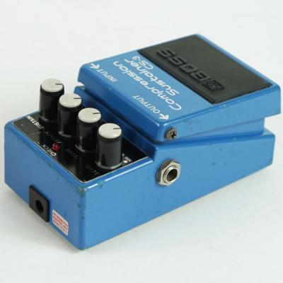 【中古】コンプレッサー エフェクター BOSS CS-3 Compression Sustainer ギターエフェクター 側面